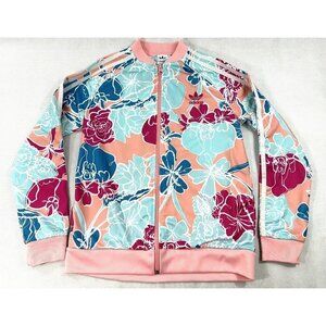 Adidas Superstar Track Jacket Youth XL Pink 3 Stripes Girls XL Read